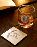 Bosque Ranch Wendell August Rocks Glass and Coaster Set