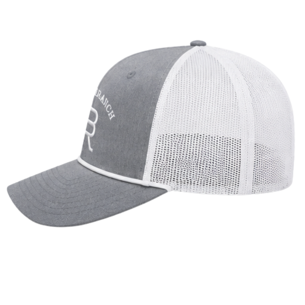 Bosque Ranch Richardson 112FPR Heather Gray & White Cap