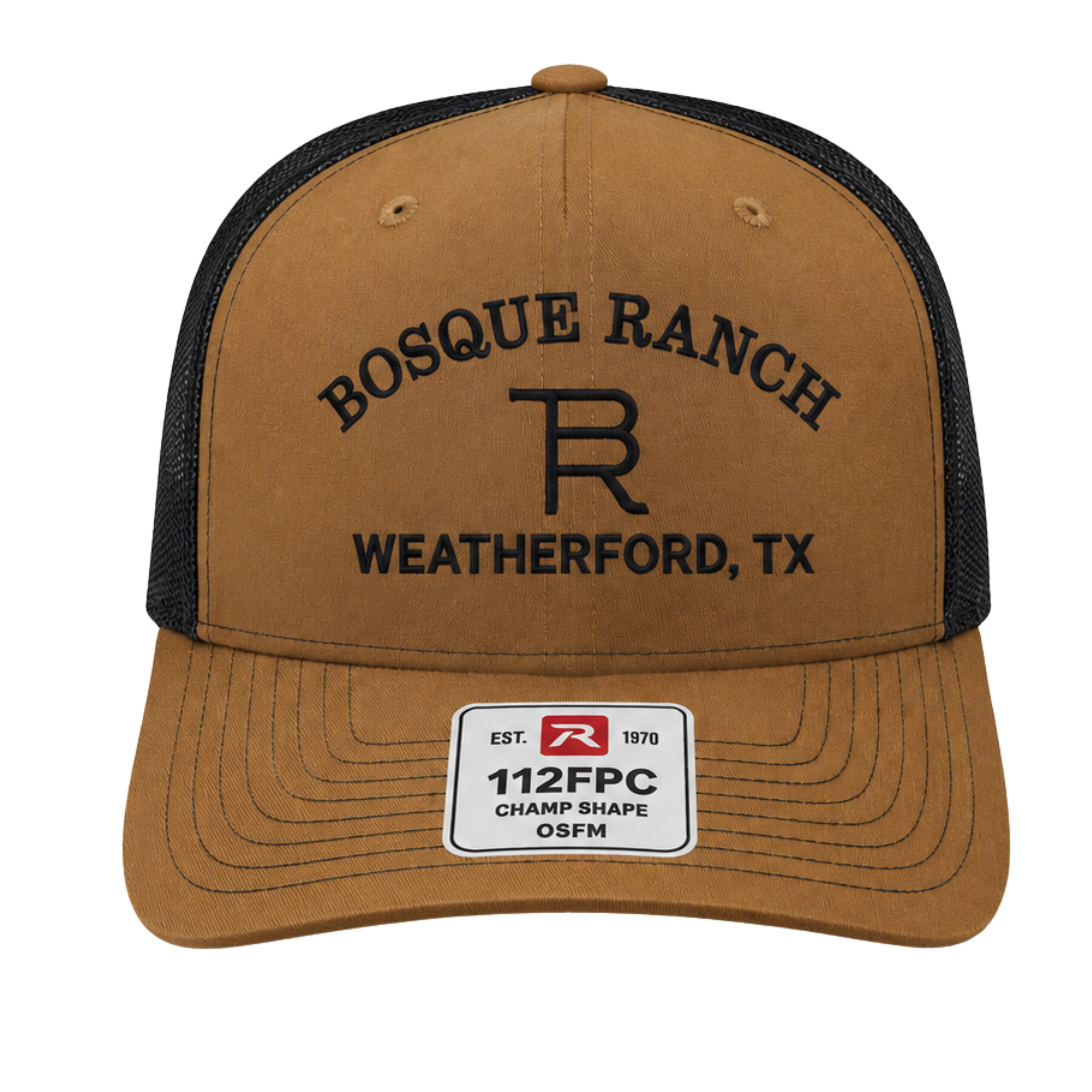 Bosque Ranch Weatherford, TX Richardson 112FPR Carmel & Black Cap